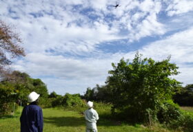 ドローン操縦体験①